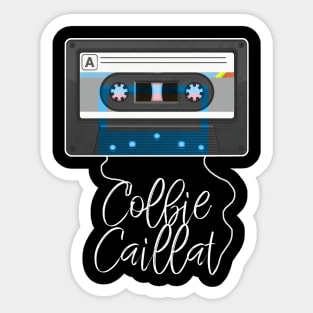 Love Music Colbie Proud Name Awesome Cassette Sticker